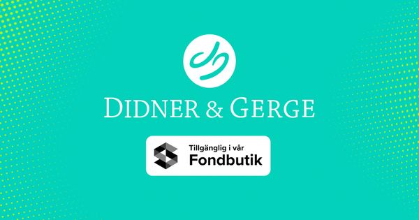 Nytt i fondbutiken: Didner & Gerge